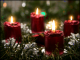 Christmas Candles in Red
